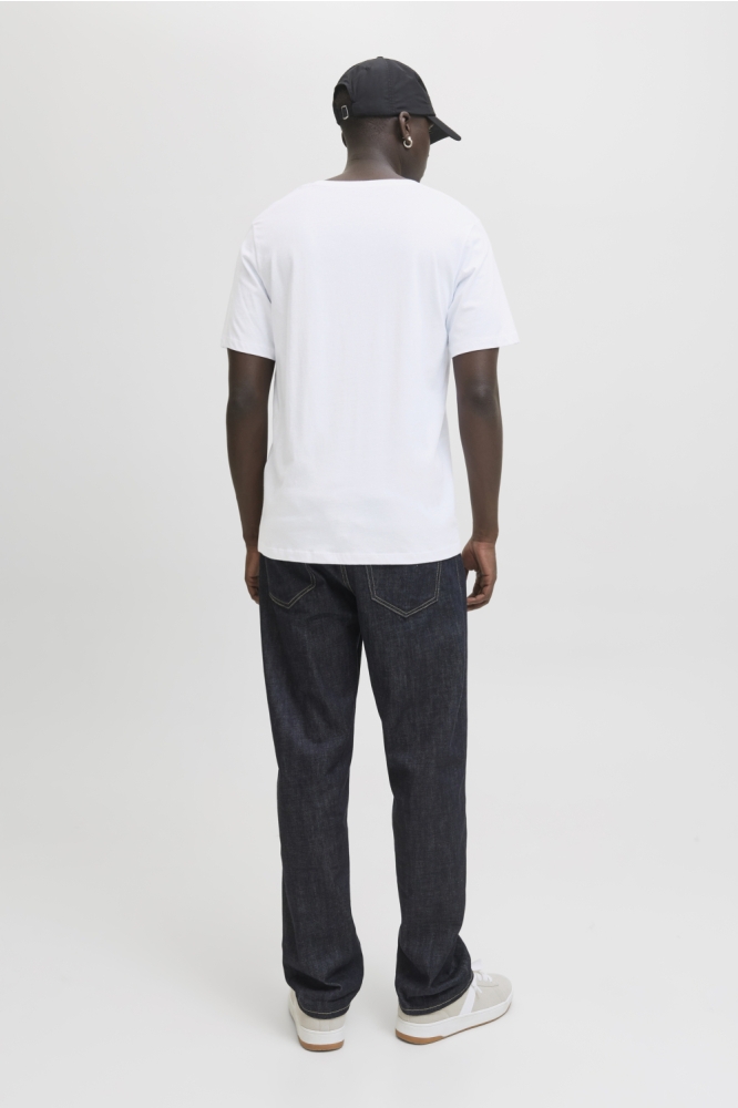 JJBRANDY TEE SS CREW NECK LN 12279100 WHITE
